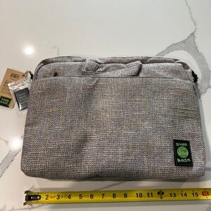 Dime Bags 17” Side Hustler Laptop Bag Sand Tan Color